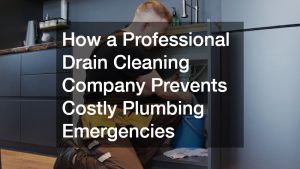 How a Professional Drain Cleaning Company Prevents Costly Plumbing Emergencies