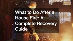 What to Do After a House Fire: A Complete Recovery Guide